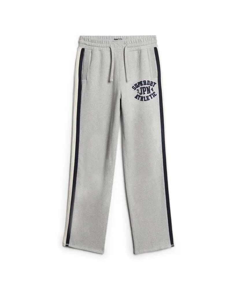 superdry Pantalone Vintage Athletic Jogger in cotone grigio 4/4