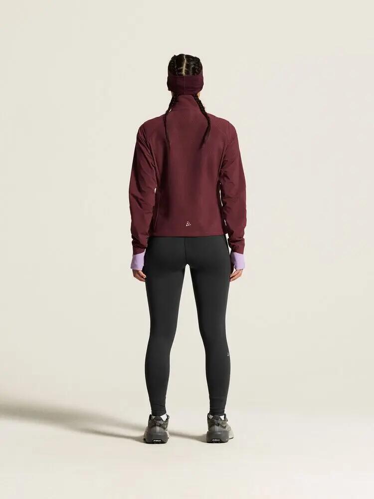 craft Fleece Jersey Jacket W – Casaco de running quente com mangas corta-vento 7/7
