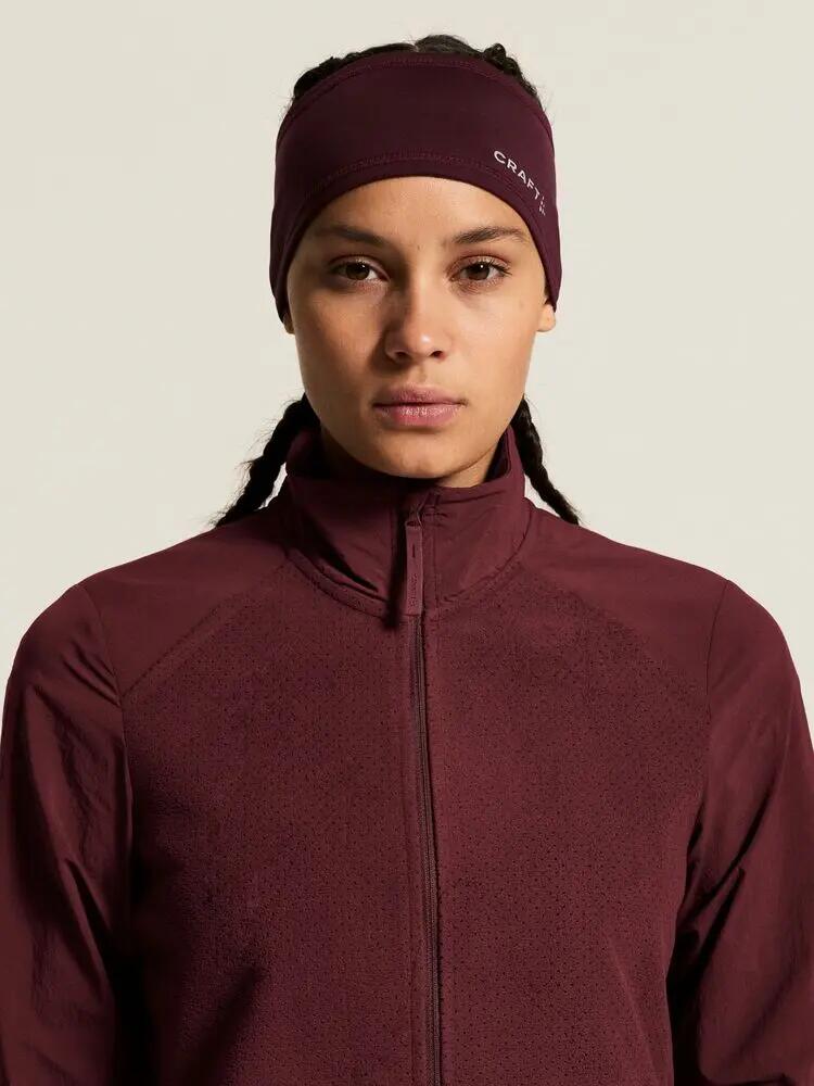 craft Fleece Jersey Jacket W – Casaco de running quente com mangas corta-vento 6/7