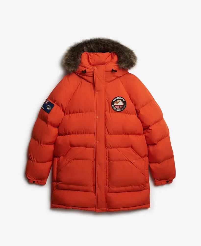 superdry Everest Longline Baffled Parka – parka longa acolchoada 7/7