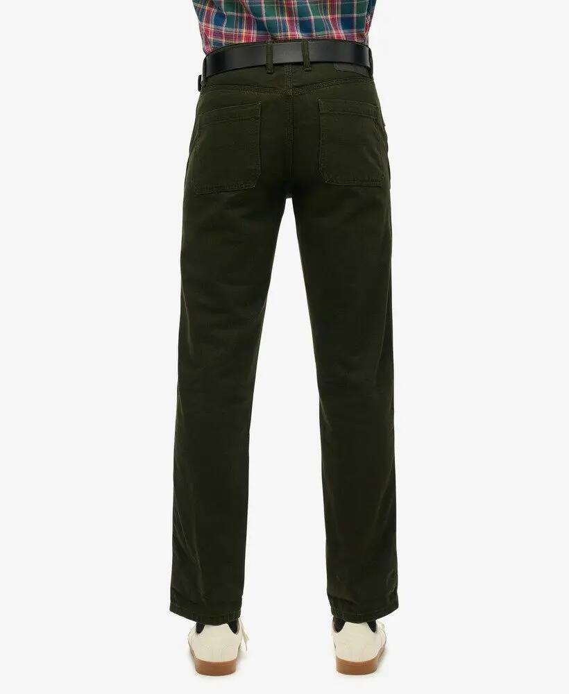 superdry Calças Five Pocket Work – corte straight, 100% algodão 3/7