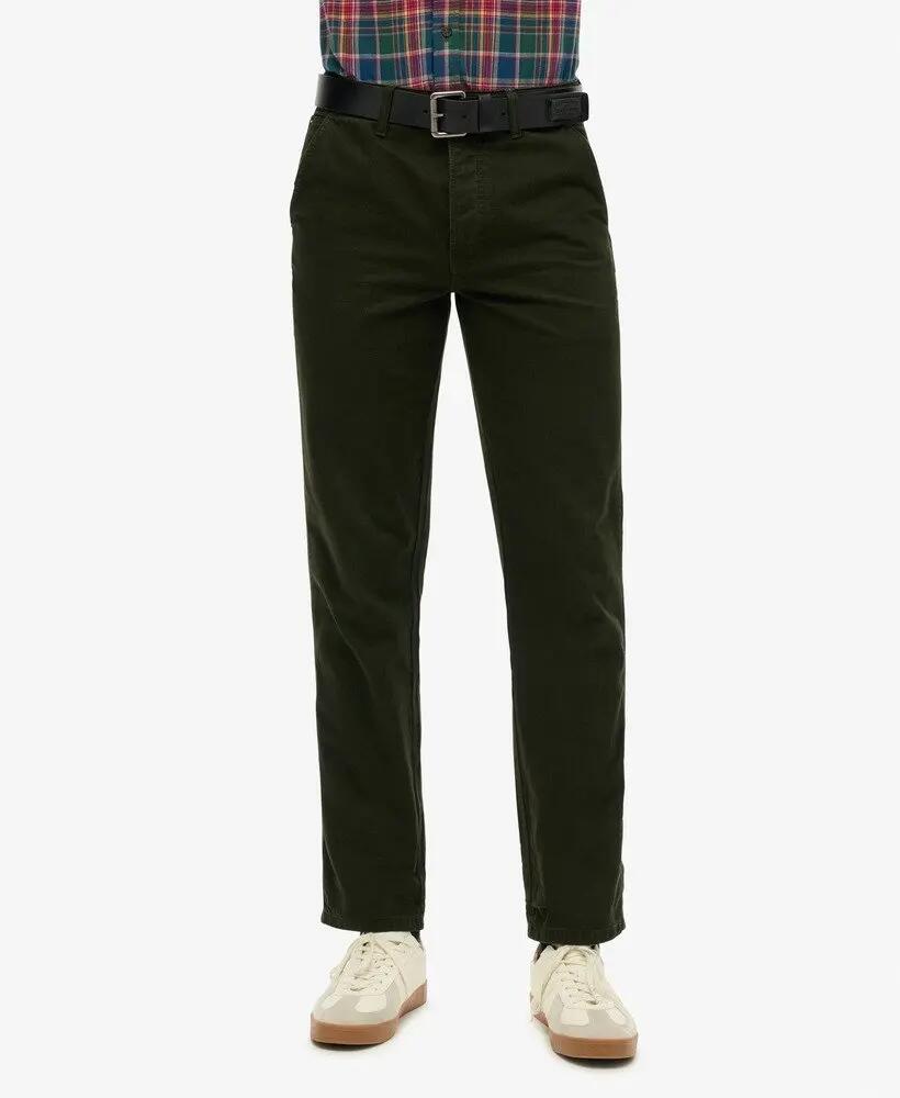 superdry Calças Five Pocket Work – corte straight, 100% algodão 2/7