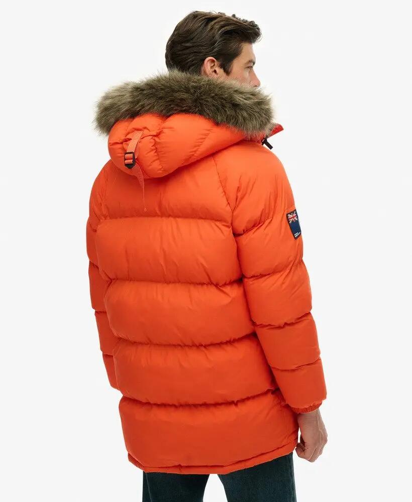 superdry Everest Longline Baffled Parka – parka longa acolchoada 6/7