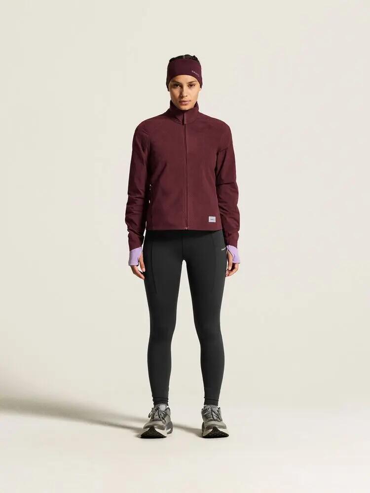 craft Fleece Jersey Jacket W – Casaco de running quente com mangas corta-vento 3/7
