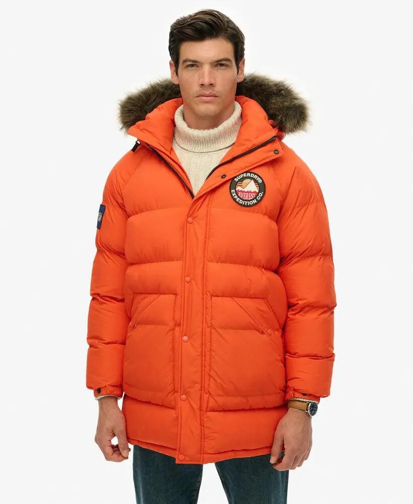 superdry Everest Longline Baffled Parka – parka longa acolchoada 5/7