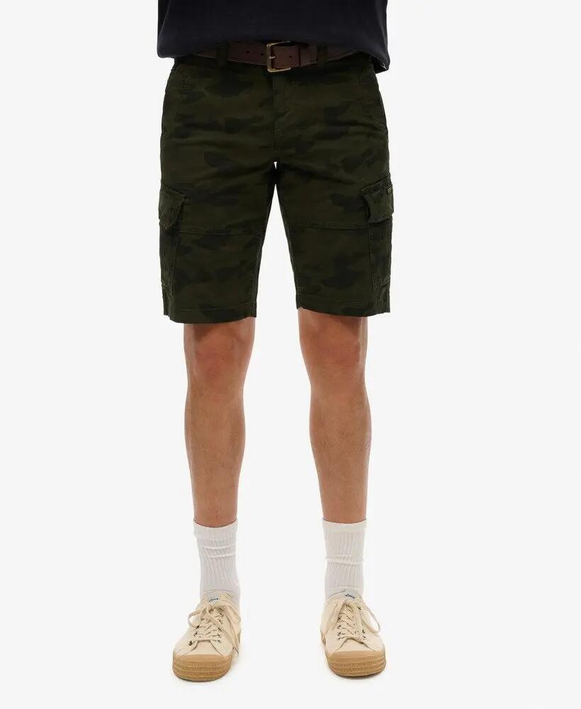 superdry Organic Cotton Core Cargo Shorts - Overdyed Camo 4/6