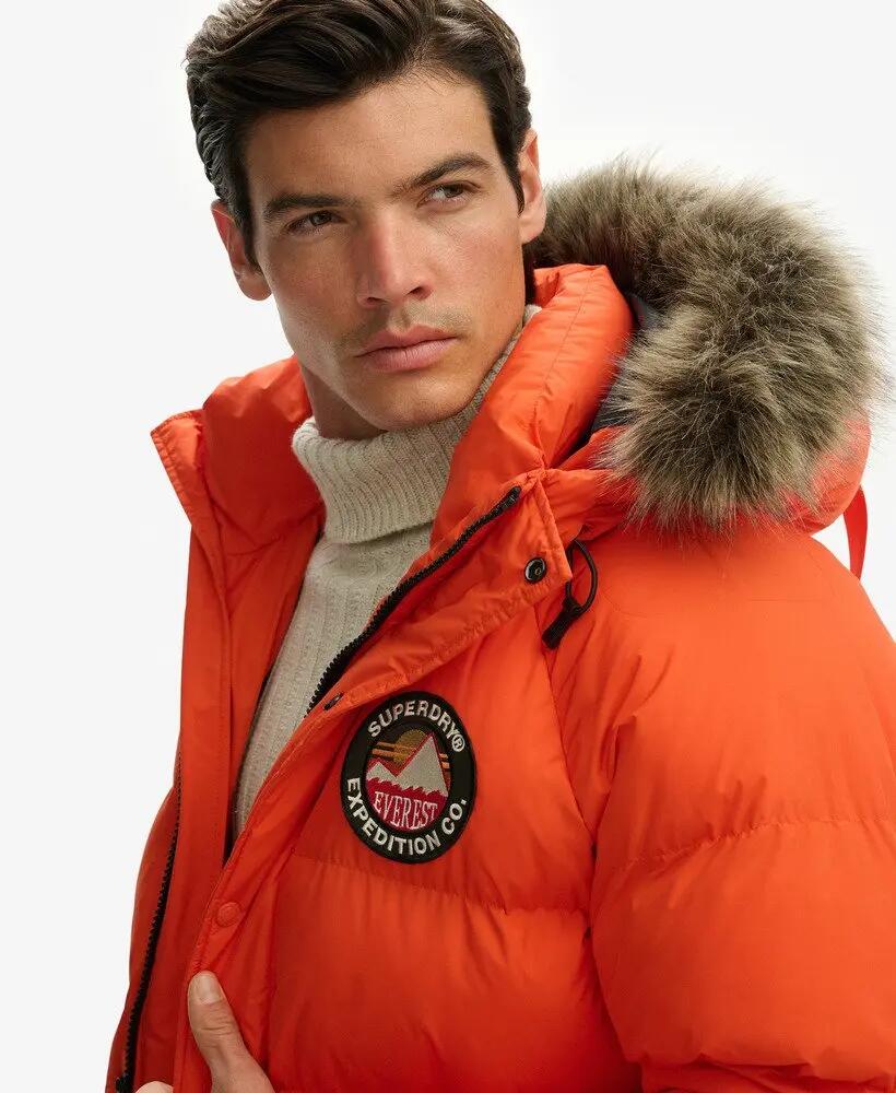 superdry Everest Longline Baffled Parka – parka longa acolchoada 2/7
