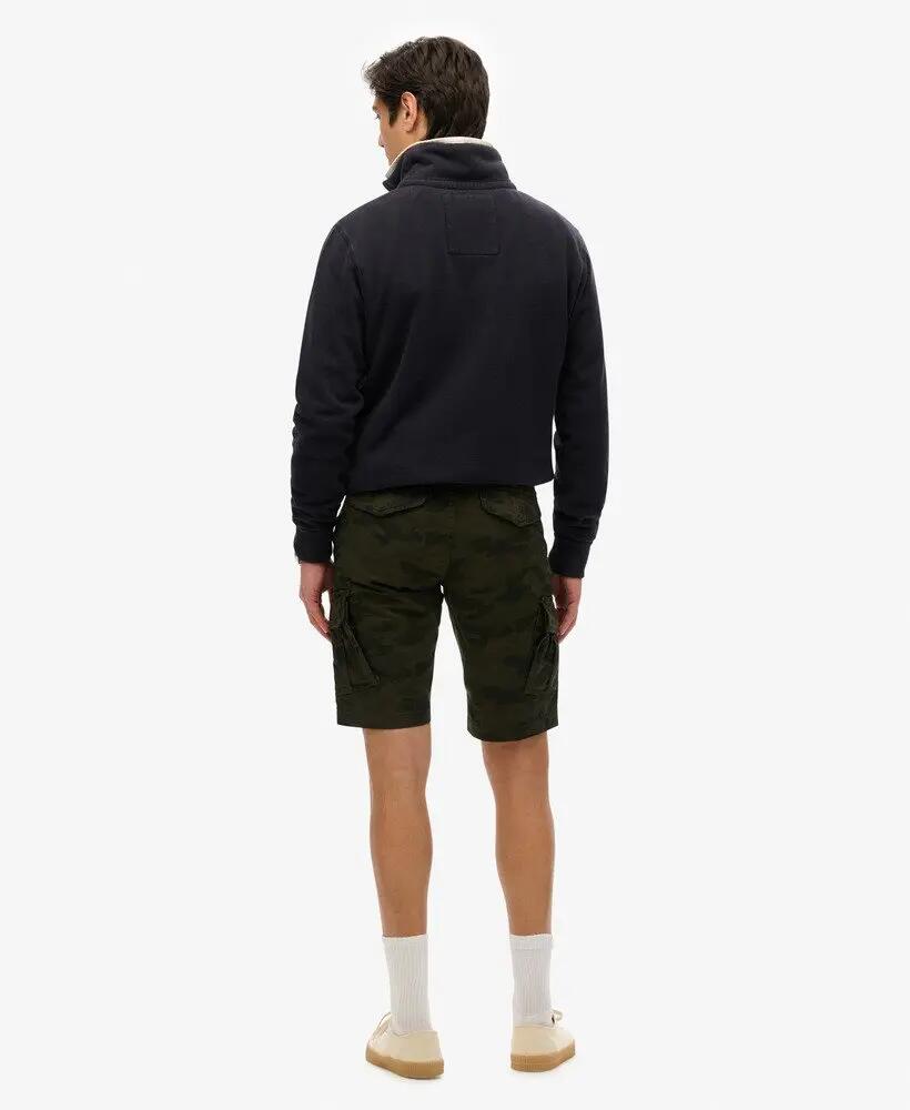 superdry Organic Cotton Core Cargo Shorts - Overdyed Camo 3/6
