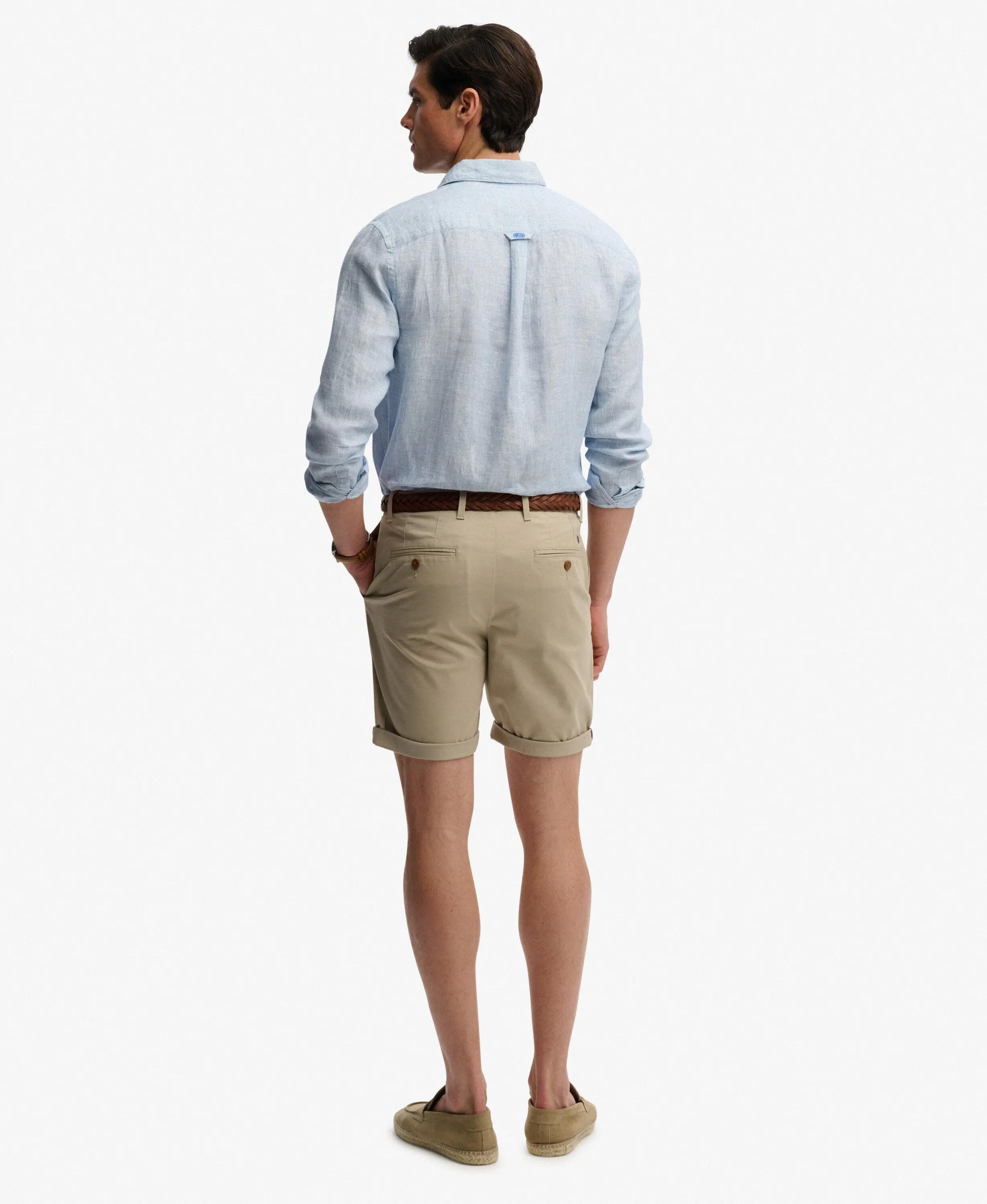 superdry Premium Regular Chino Shorts – slim fit in cotone elasticizzato 6/7