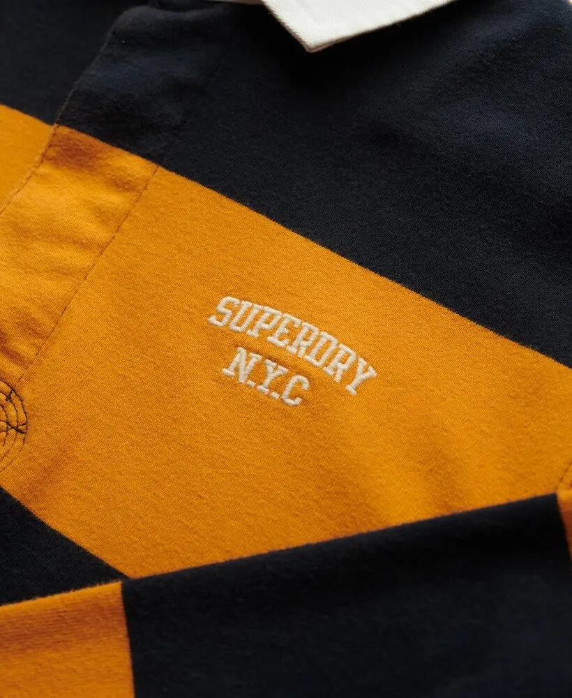 superdry Rugby Vintage Athletic Stripe – Polo décontracté en coton bio 6/7