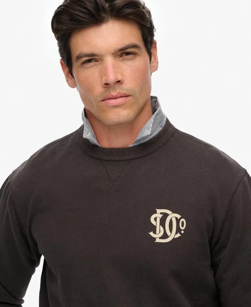 superdry The Merchant Store Felpa grafica – 100% Cotone Biologico, Fit Relaxed 4/5