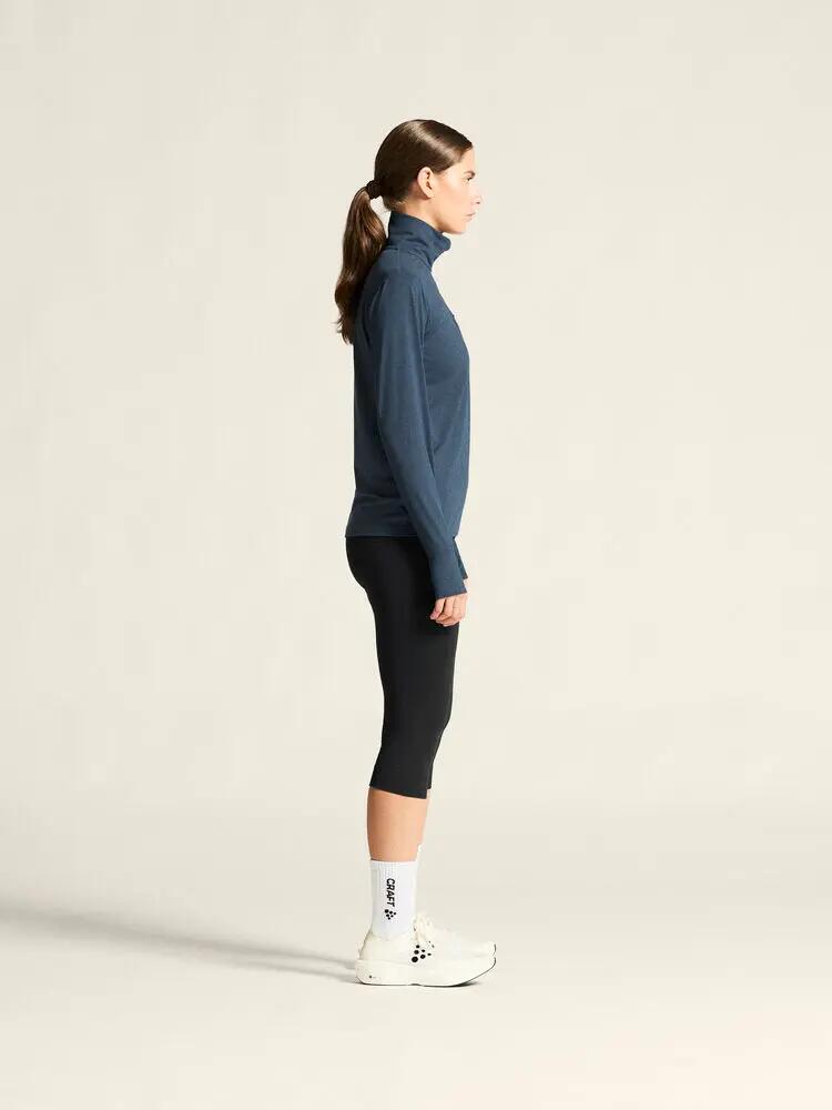 craft Flow HZ LS W — maglia maniche lunghe con collo alto in poliestere 6/7