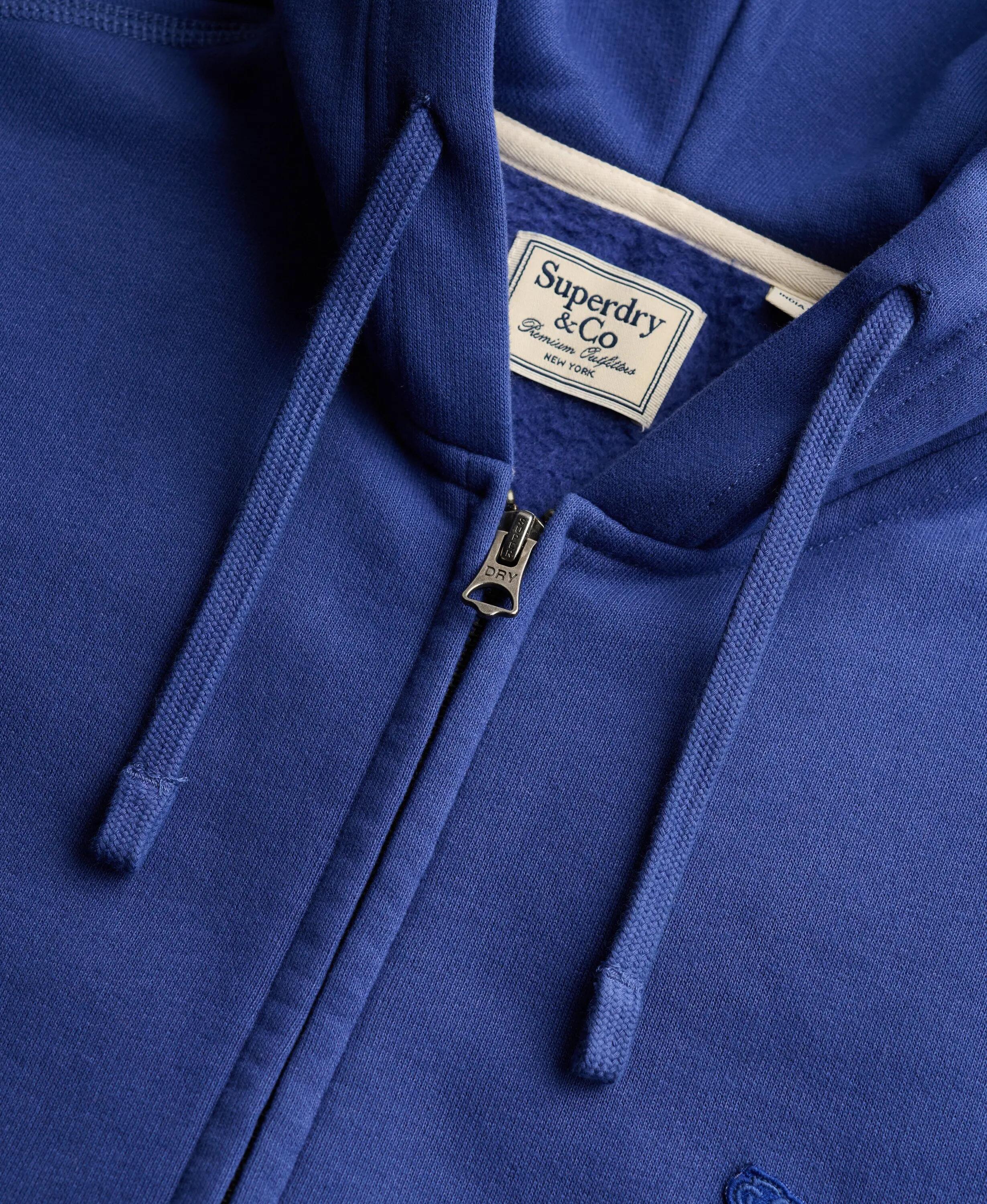 superdry Essential SD Co Logo Zip Hoodie – camisola com fecho em algodão e 7/7