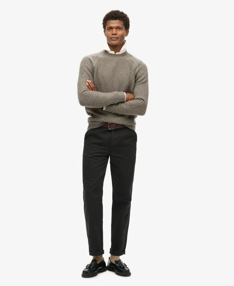 superdry Chunky Raglan Pullover — Slim Fit, Walnut Brown 2/6