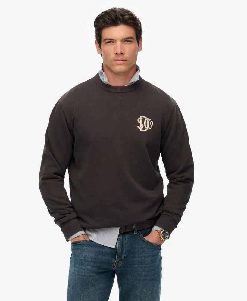 superdry The Merchant Store Felpa grafica – 100% Cotone Biologico, Fit Relaxed 2/5