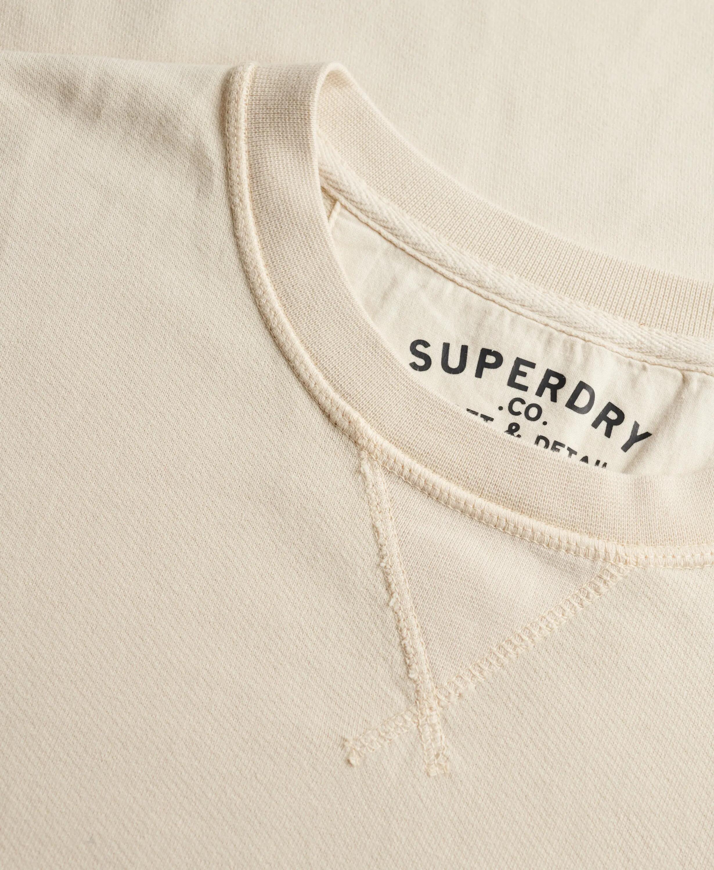 superdry Classic Essential Sweatshirt — 100% algodão, corte Relaxed 6/7
