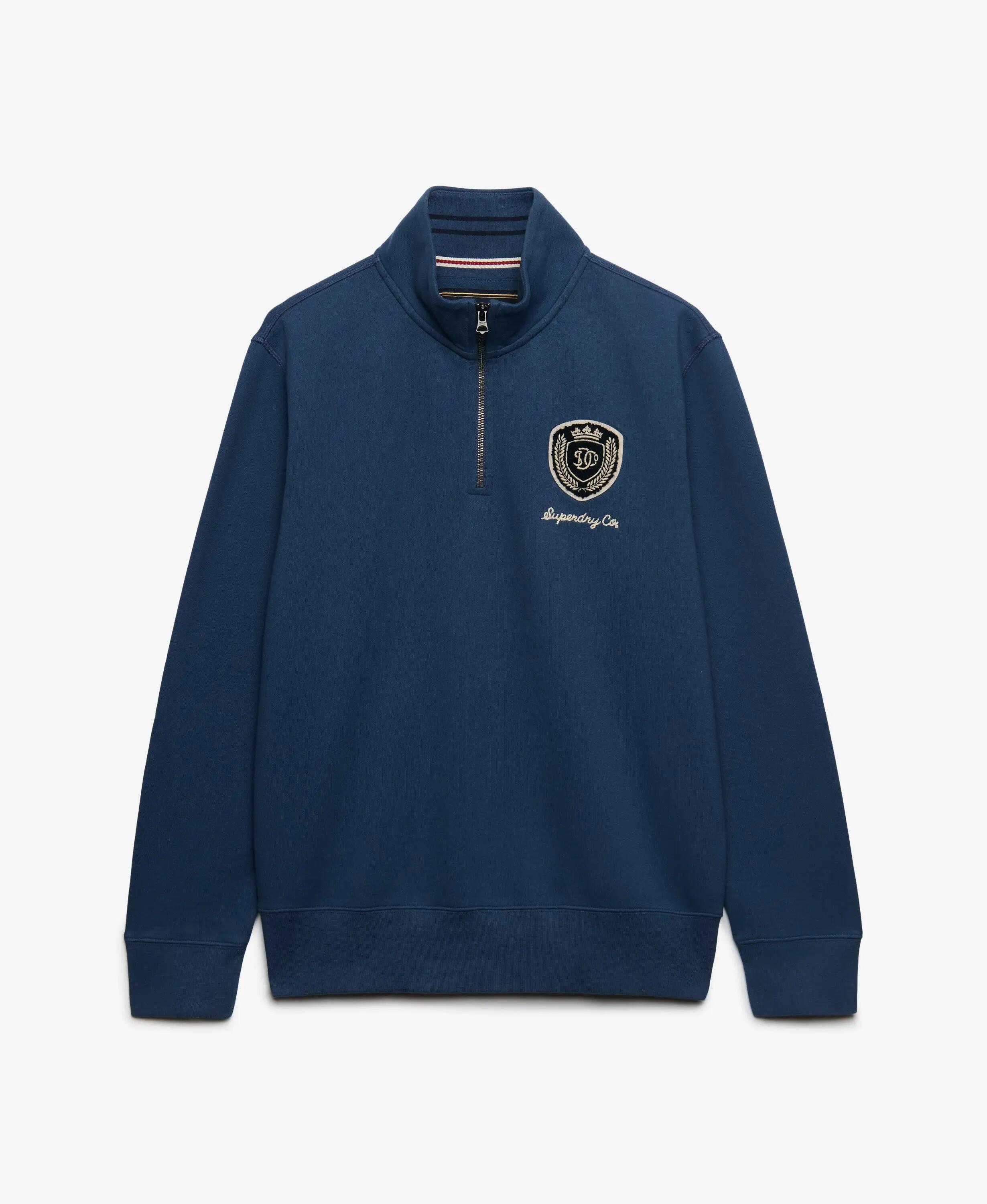 superdry Sweatshirt Vintage Athletic Half Zip em algodão e poliéster reciclado 7/7
