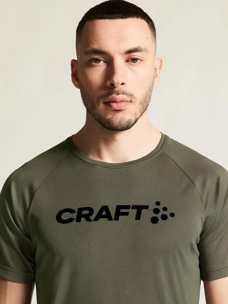 craft CORE Essence Logo Tee Herren aus recyceltem Polyester 5/7