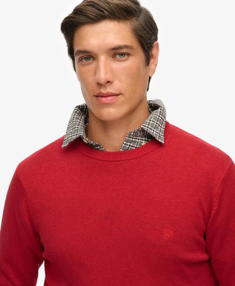 superdry Camisola Essentials Cotton – 100% algodão biológico, corte relaxed 3/6