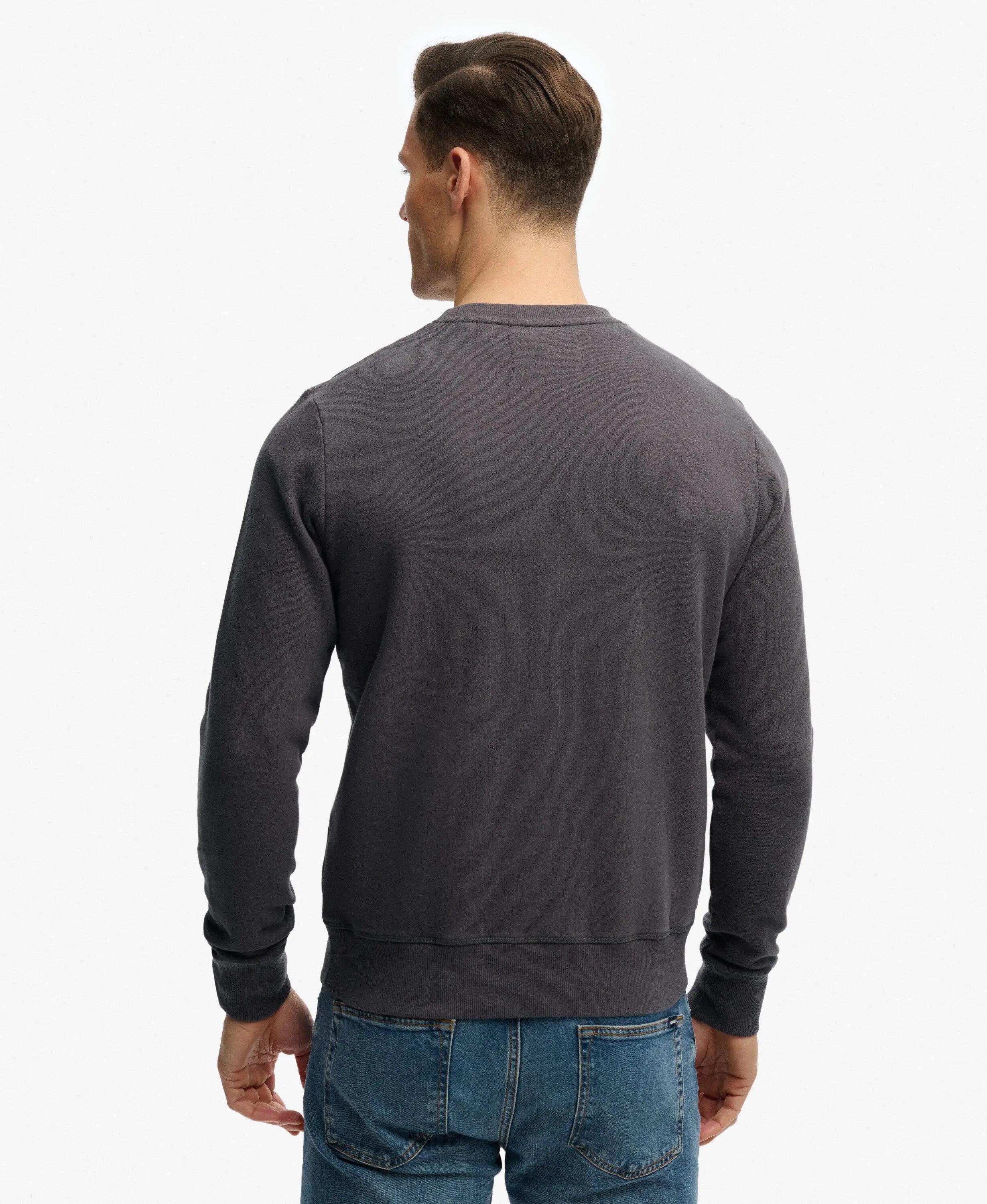 superdry Sweatshirt Retro Outdoor Relaxed en coton — Washed Black 5/7