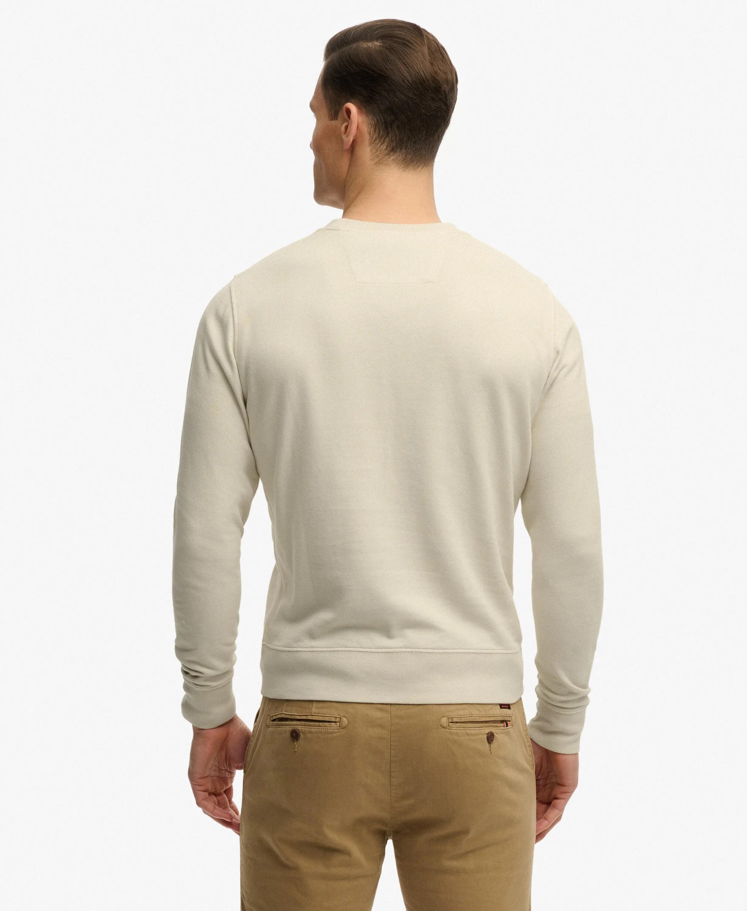 superdry Classic Essential Sweatshirt — 100% algodão, corte Relaxed 5/7