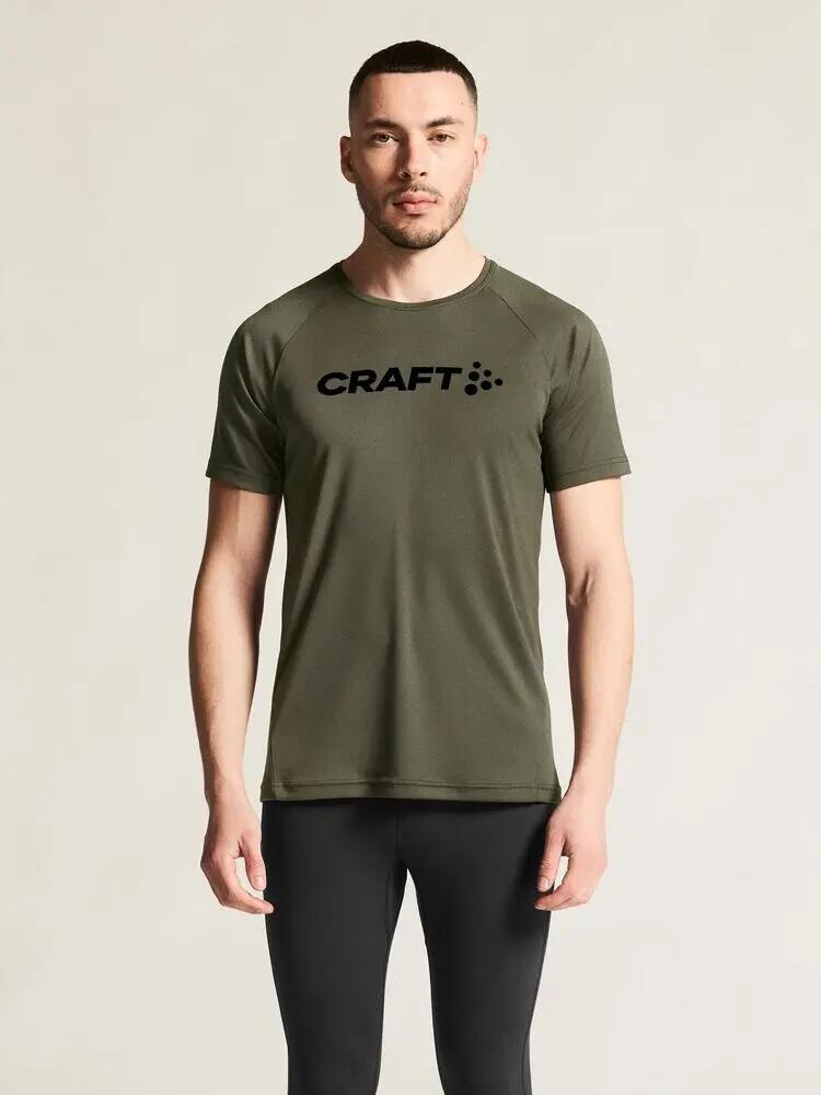 craft CORE Essence Logo Tee Herren aus recyceltem Polyester 4/7