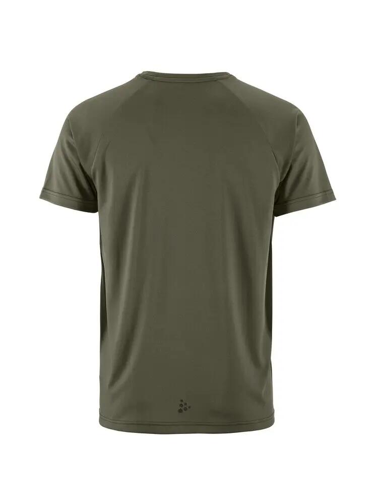 craft CORE Essence Logo Tee Herren aus recyceltem Polyester 2/7