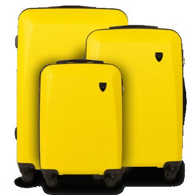 Set van 3 wings plover yellow koffers