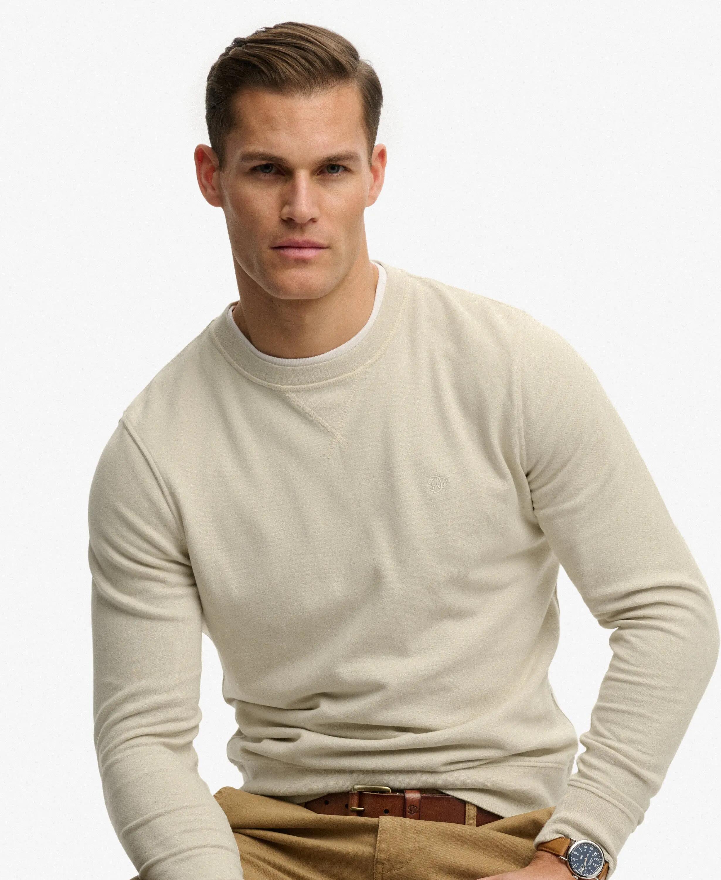 superdry Classic Essential Sweatshirt — 100% algodão, corte Relaxed 2/7