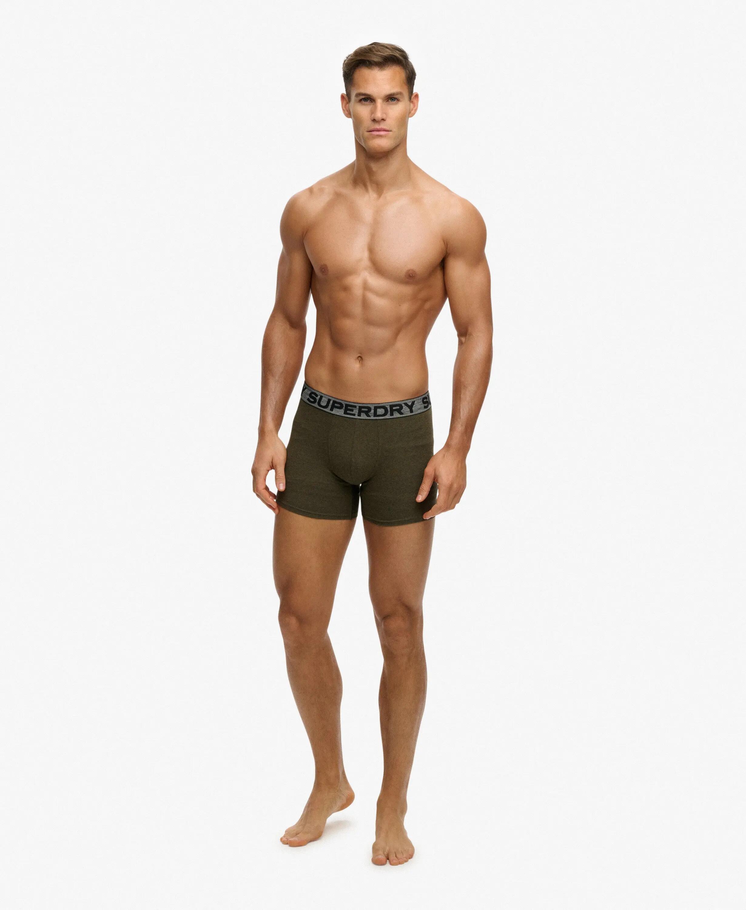 superdry Boxer Triple Pack van biologische katoen en elastaan 2/6