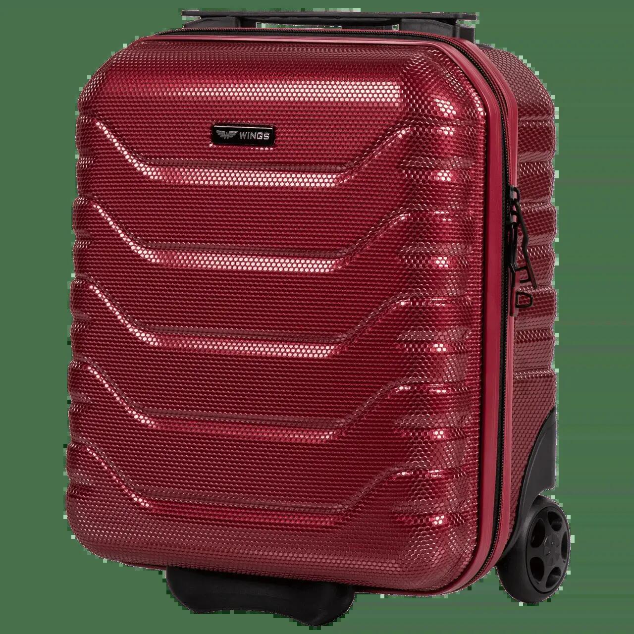 Ensemble de 4 valises Wings CRAKE POLYCARBONATE 100% WINE RED S/M/L + MINI 8/10