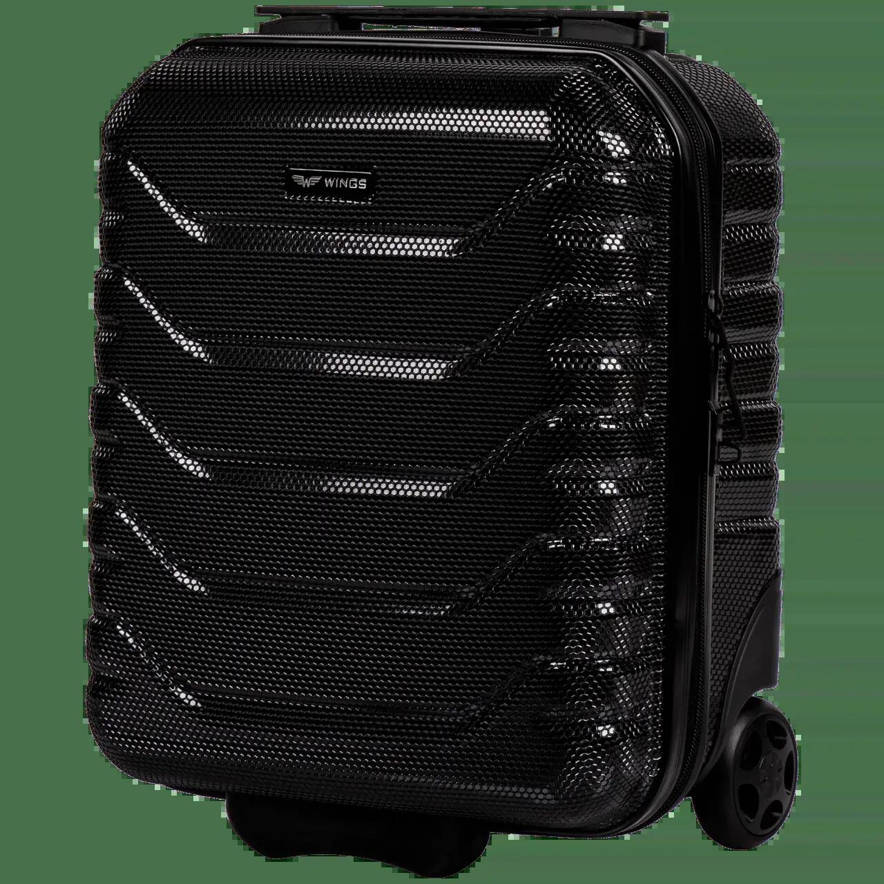 Ensemble de 4 valises Wings CRAKE POLYCARBONE 100% NOIR S/M/L + MINI 8/10