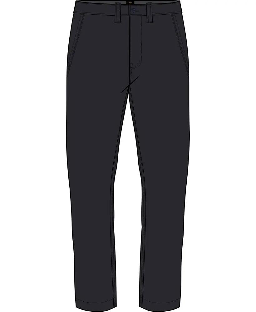 superdry Pantalon Chino Tapered Washed en Coton - JET BLACK 2/3
