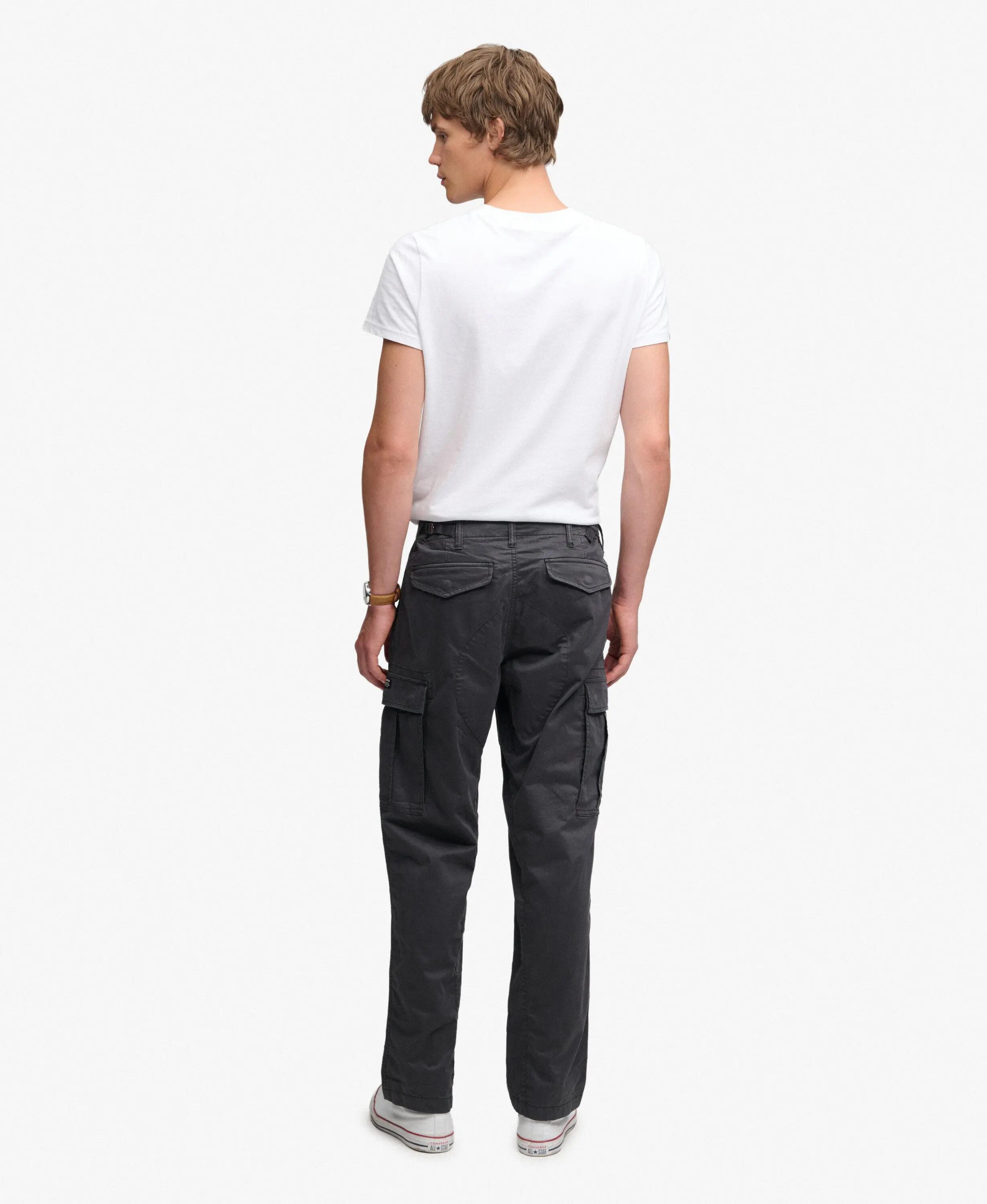 superdry Pantalon Cargo Regular Tapered en coton extensible 5/6