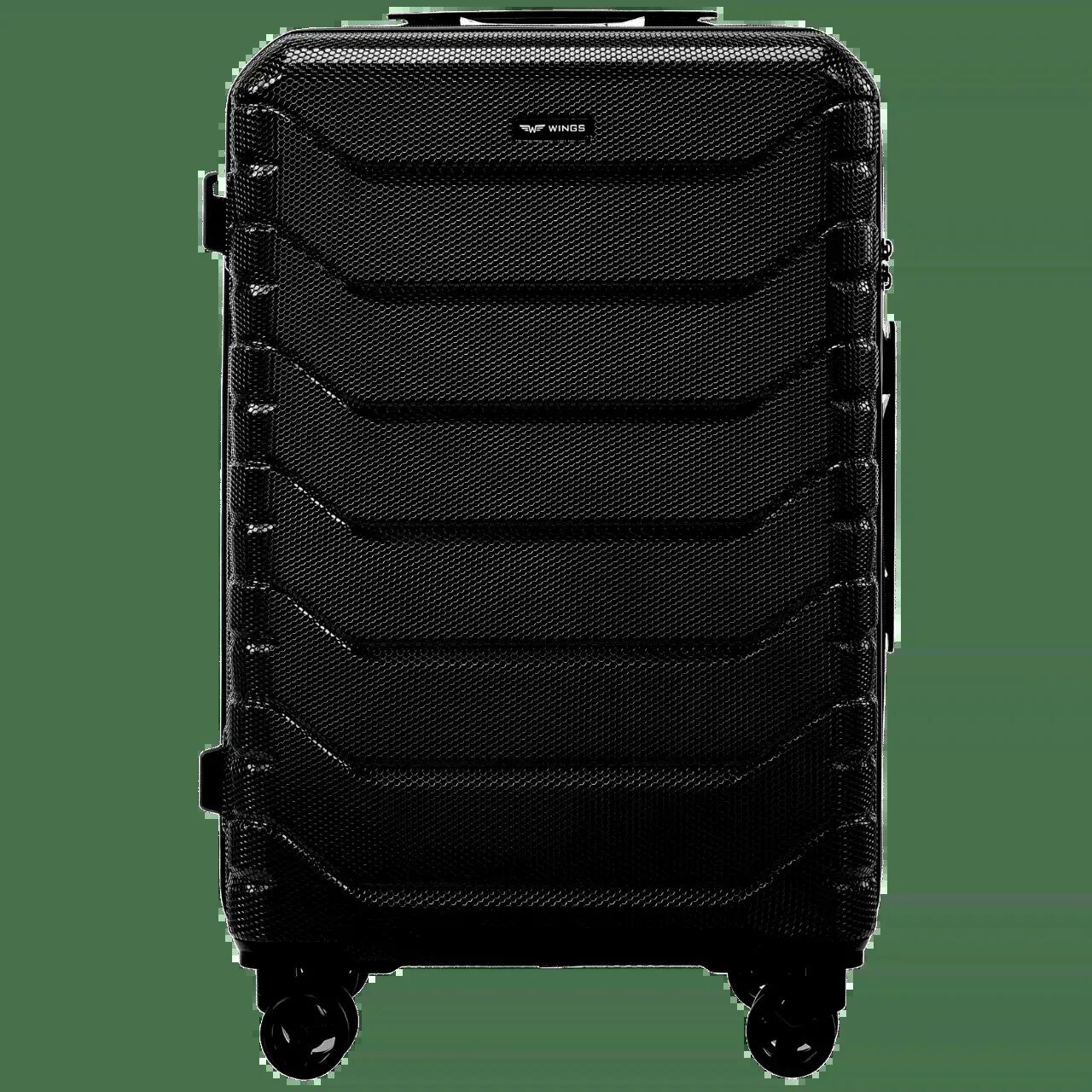 Ensemble de 4 valises Wings CRAKE POLYCARBONE 100% NOIR S/M/L + MINI 5/10