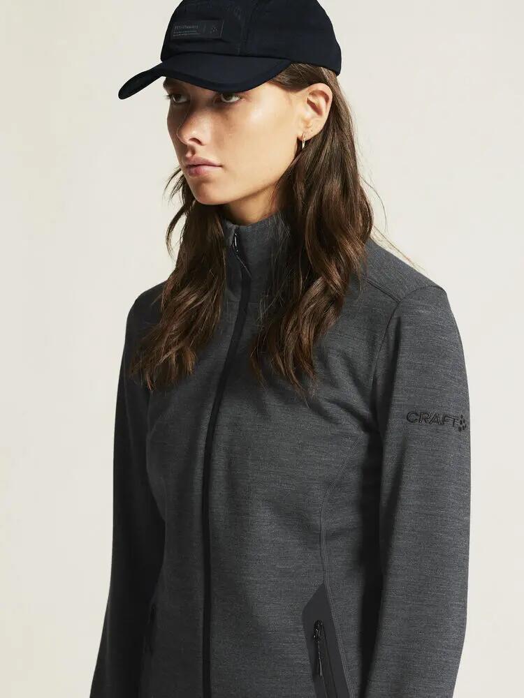 craft PRO Explore Wool Midlayer W — Lã merino com poliéster reciclado 6/7