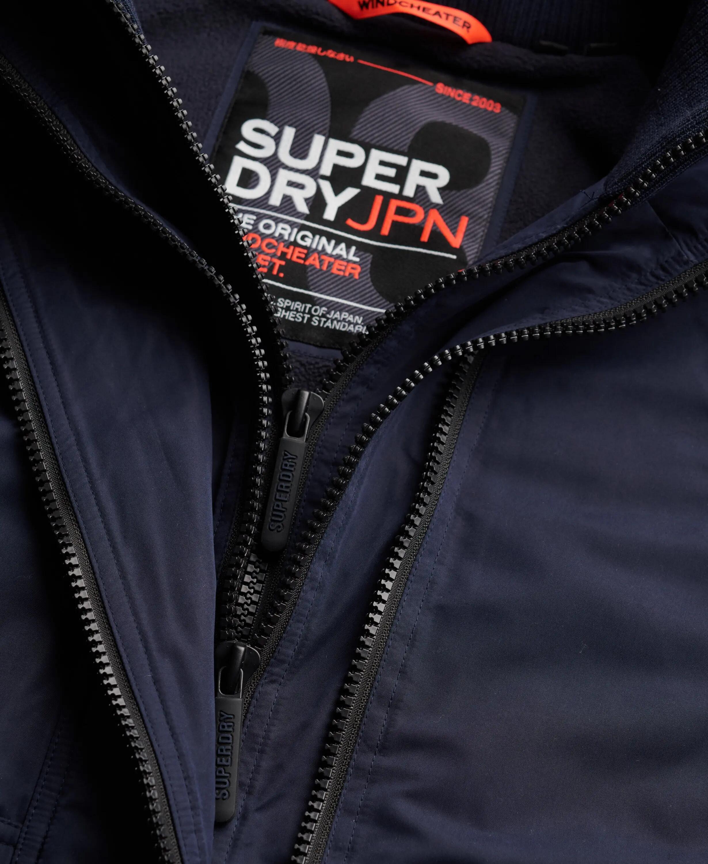 superdry Casaco Hooded Microfibre Arctic Windcheater — DWR 7/7