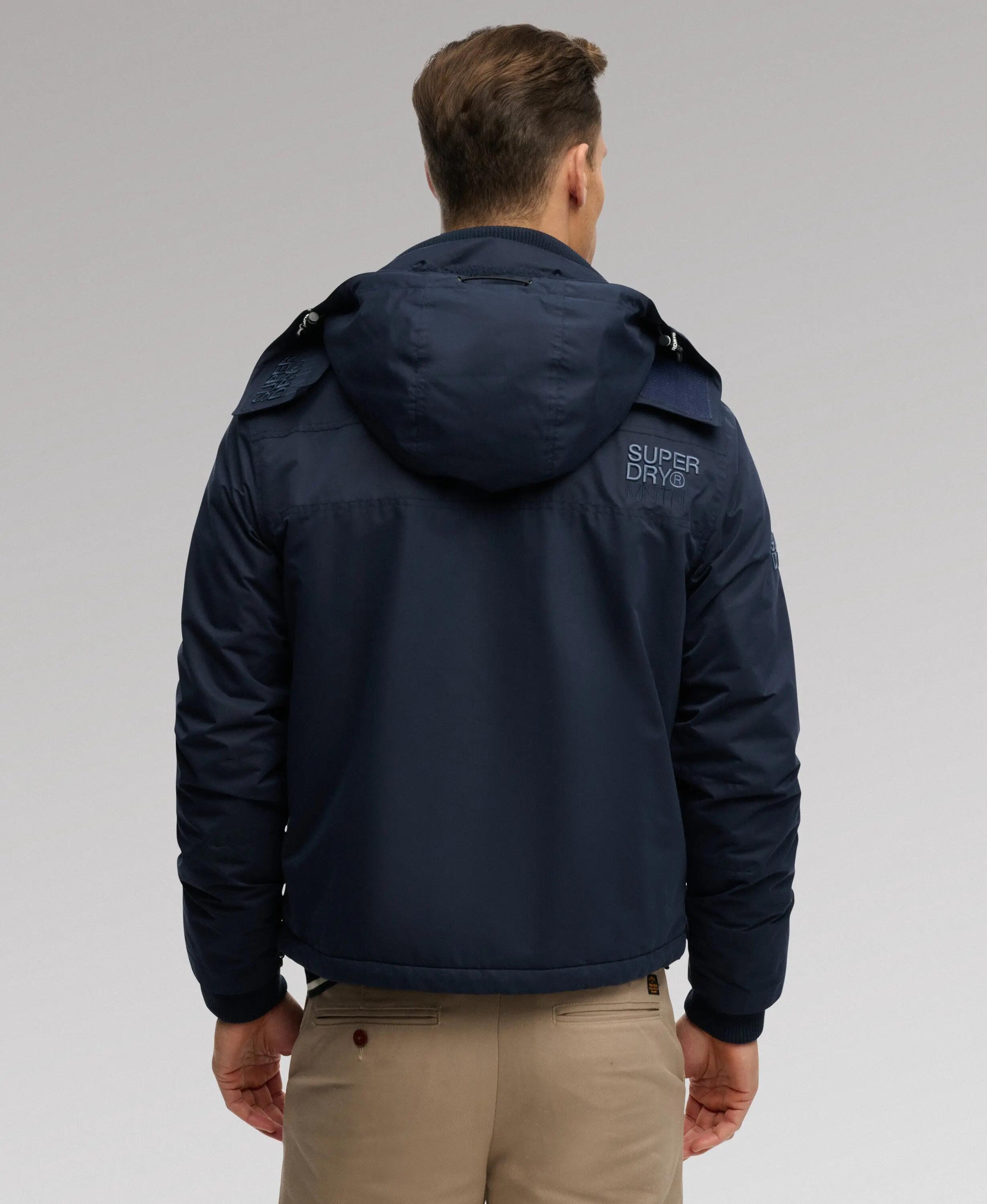 superdry Casaco Hooded Microfibre Arctic Windcheater — DWR 6/7