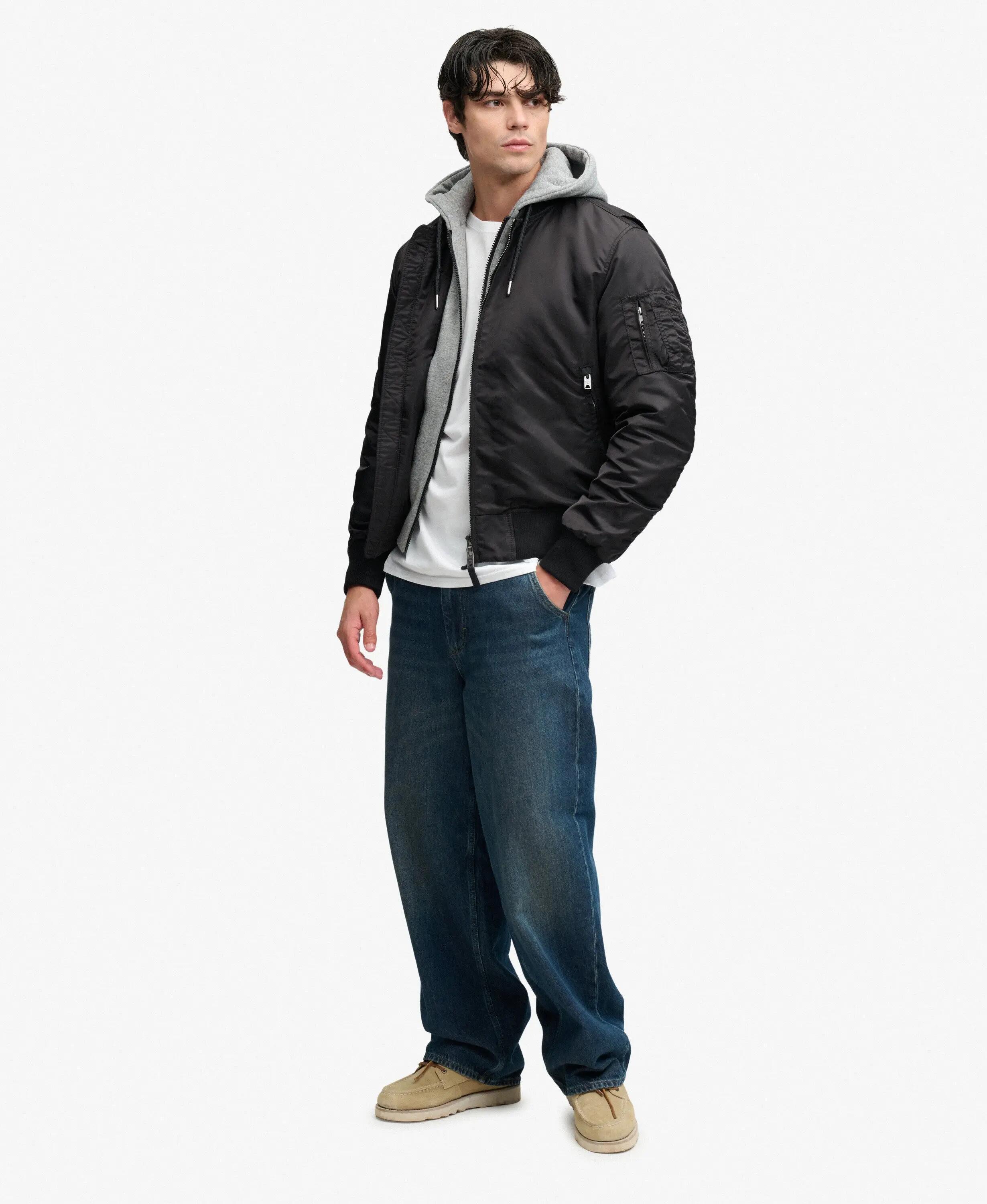 superdry Casaco Bomber Hooded MA1 em nylon reciclado 3/7