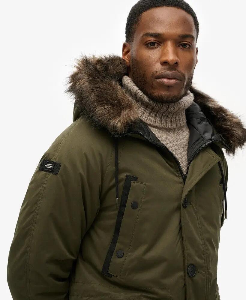 superdry Parka Original & Vintage KHAKI con imbottitura riciclata 3/5