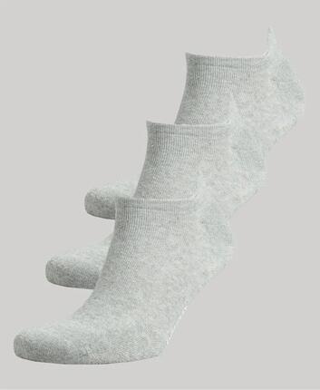 superdry Unisex Trainer-Socken aus Bio-Baumwolle, GREY MARL