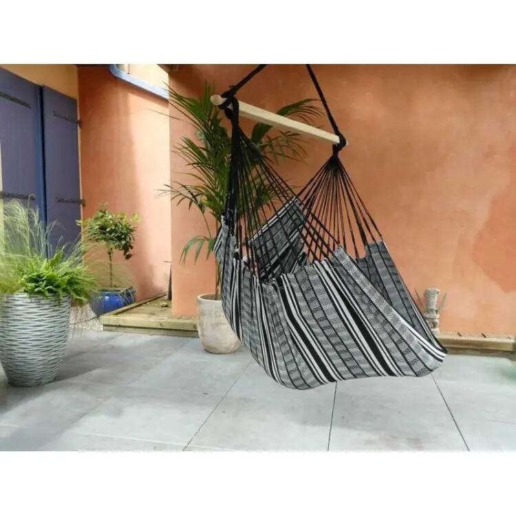 Tropical Hamac - Chaise hamac POLIGONO Noir XL 2/5