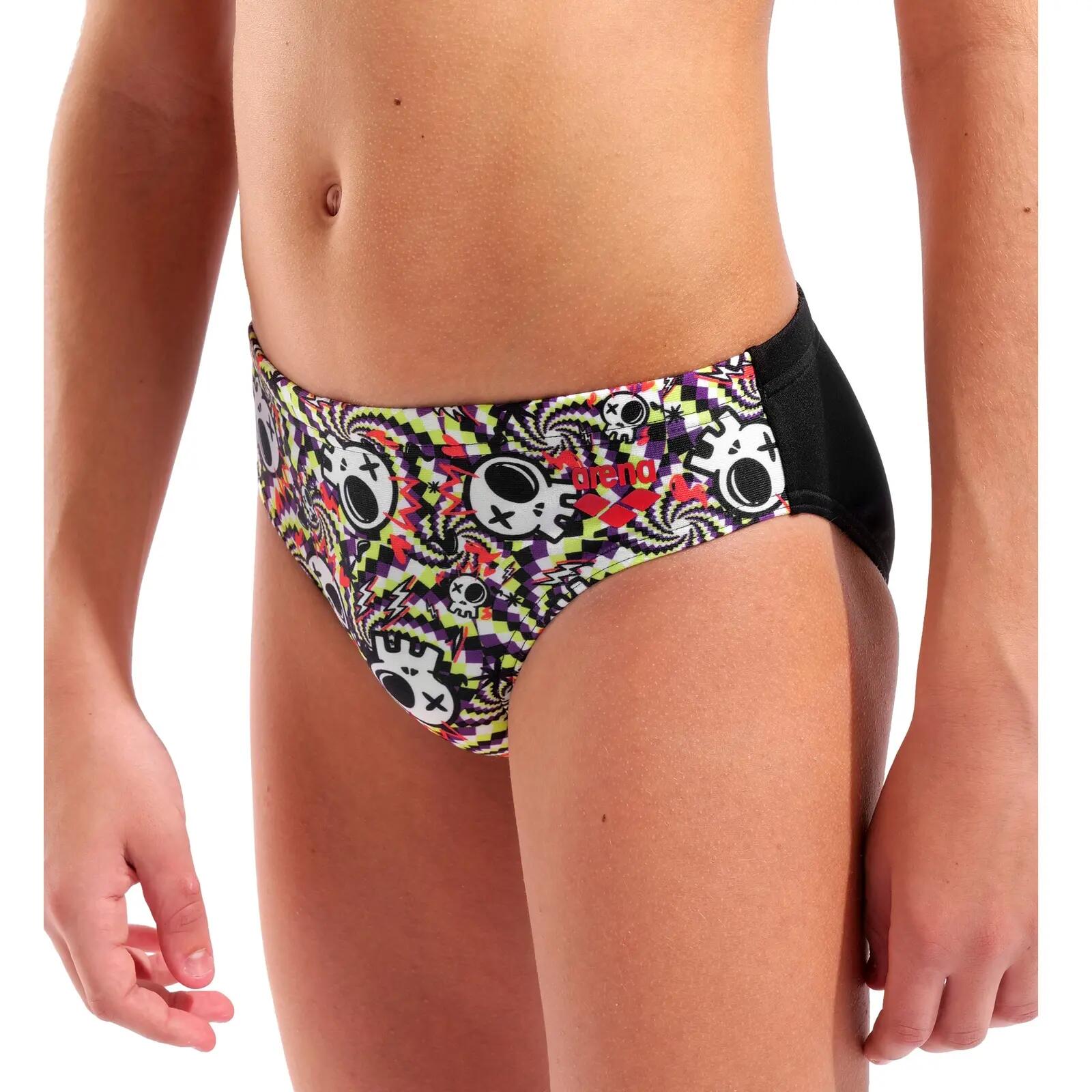Badeslip clorresistent, schnelltrocknend Jungen - Fun Skulls 3/4