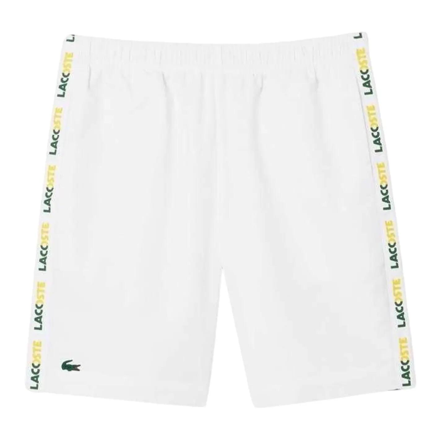 Shorts für , Tennis Herren Weiß/Grün 1/5