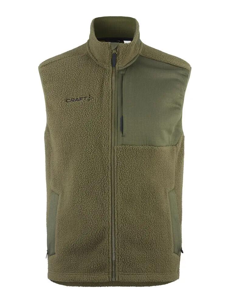 craft ADV Explore Pile Fleece Vest – Warme bodywarmer van gerecycled polyester 1/7