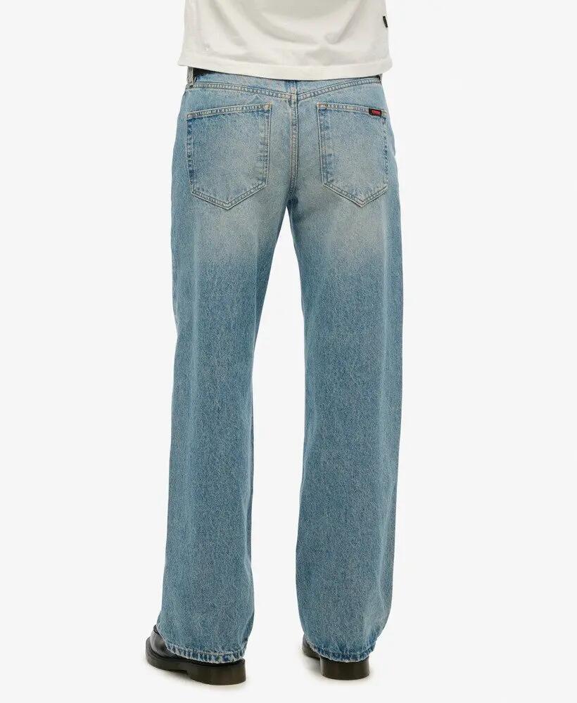 superdry Jean taille mi-haute à jambes larges 3/7