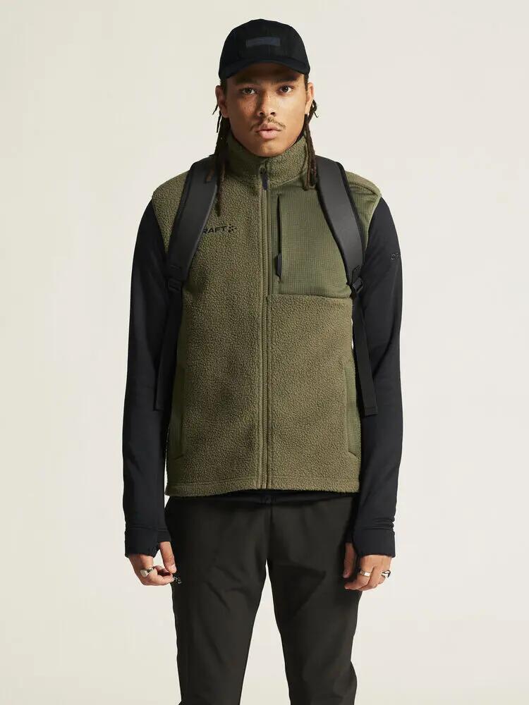 craft ADV Explore Pile Fleece Vest – Warme bodywarmer van gerecycled polyester 6/7