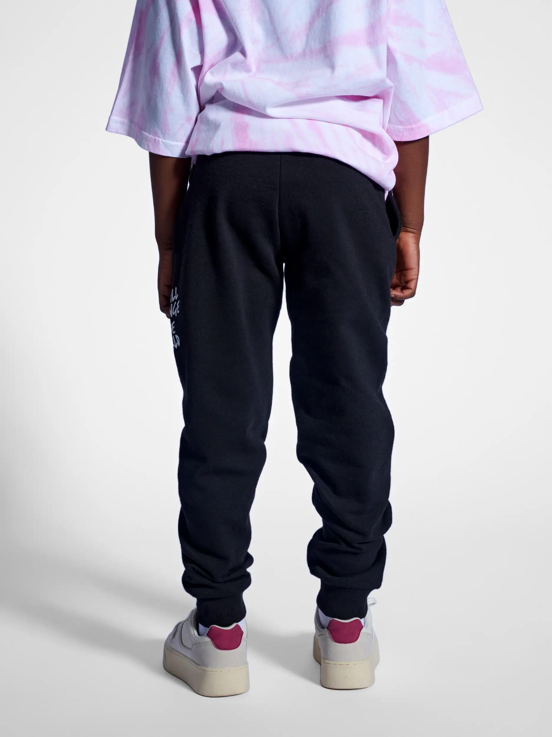 hummel stmPASADENA PANTS pantaloni jogging bambino unisex in cotone bio 5/5