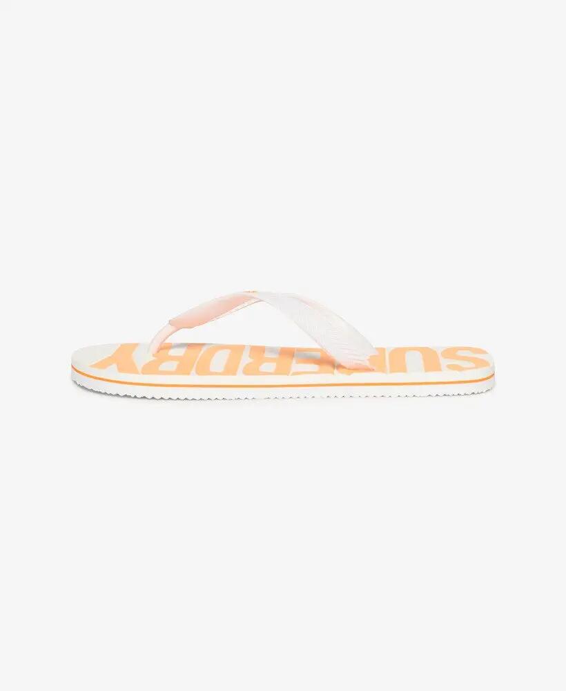 superdry Vintage Flip Flops Weiß – Gummiriemen, Vintage-Stil 5/7