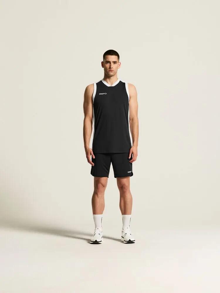 craft Basket 2.0 Shorts Contrast – Calções de basquetebol leves, 100% poliéster 5/7